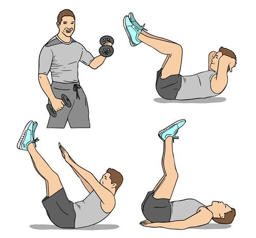Упражнения для укрепления мышц живота