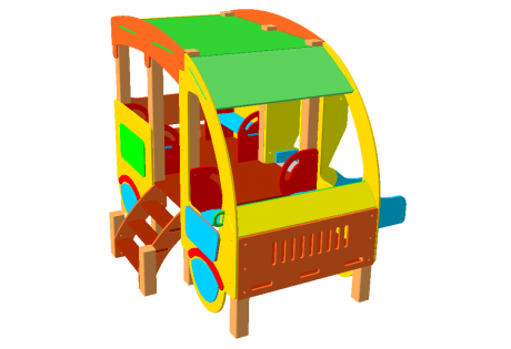 Детский игровой комплекс «Автобус» - купить у производителя